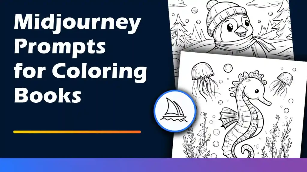 Midjourney Prompts for Coloring Books
